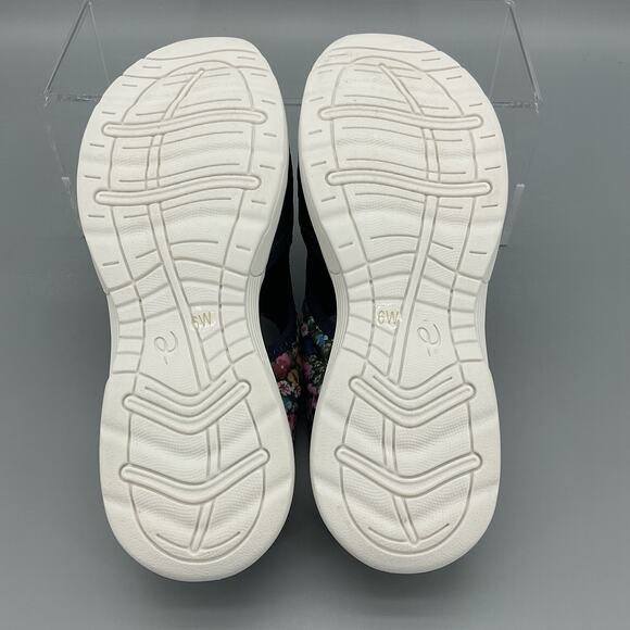 NEW Easy Spirit Women’s Traciee Floral Slide Sandals Dark Blue Size 6W - Picture 8 of 10